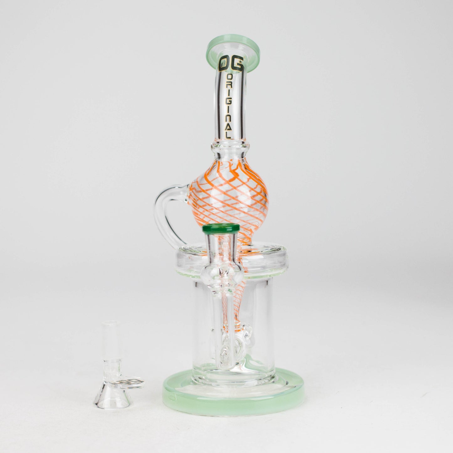 OG Original | 10" Swirly Globe Recycler Rig (OG-607)