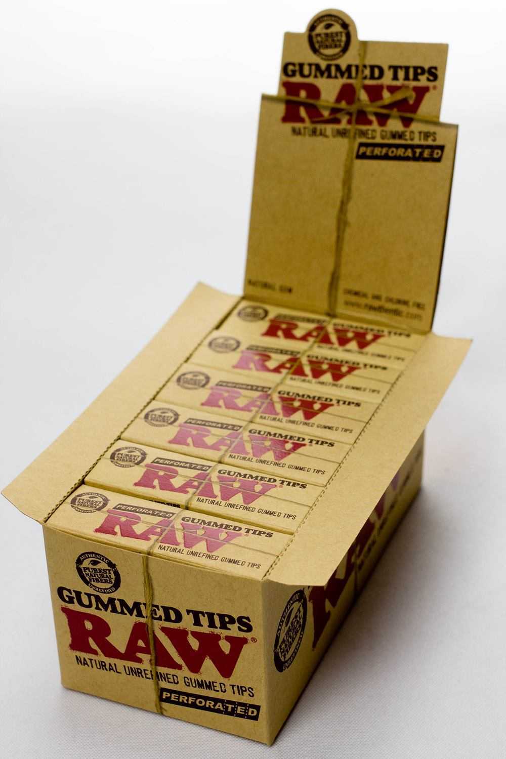 Raw Natural undefined gummed tips