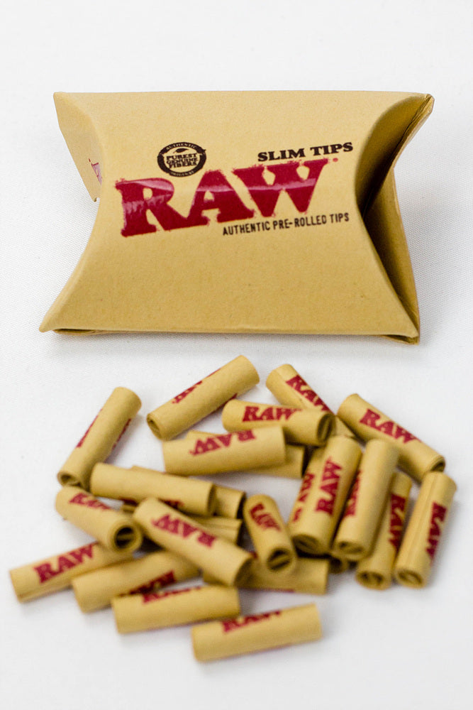 Raw Rolling paper pre-rolled Slim tips