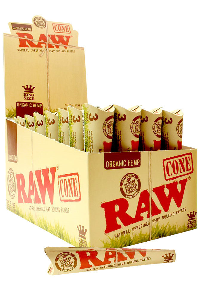 Raw organic cone King Size
