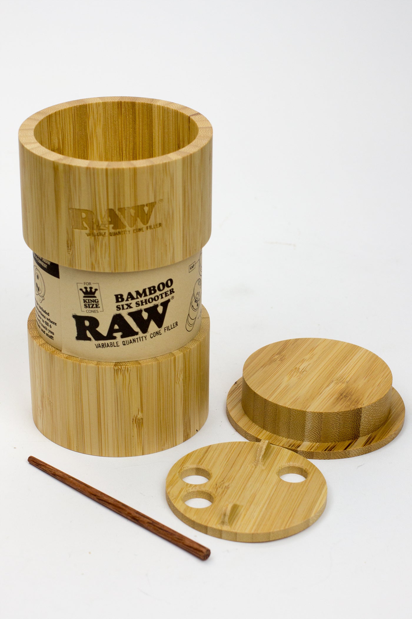 Raw Bamboo six shooter for King size cones