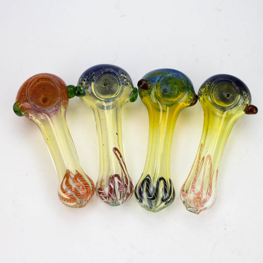 4.5" softglass hand pipe Pack of 2 [10906]