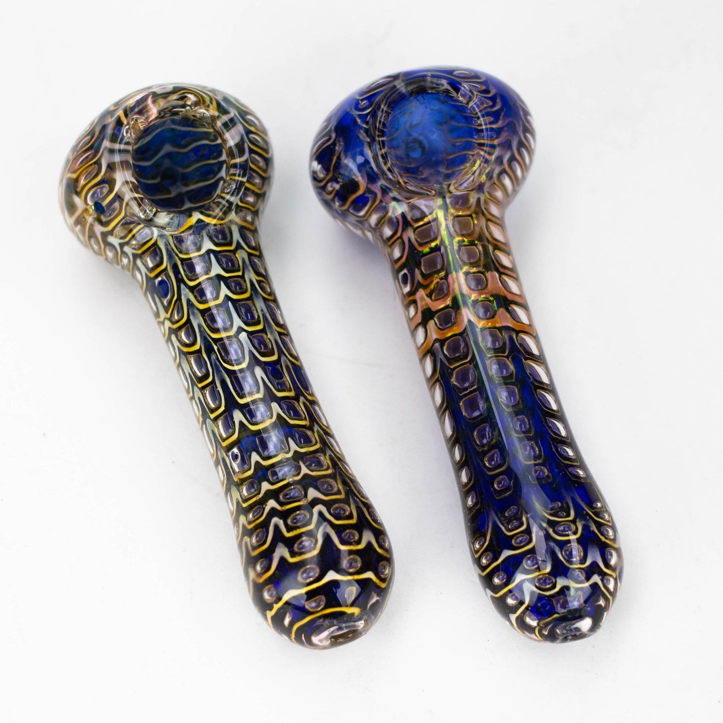 5" Gold Fumed Hand Pipe [10936]