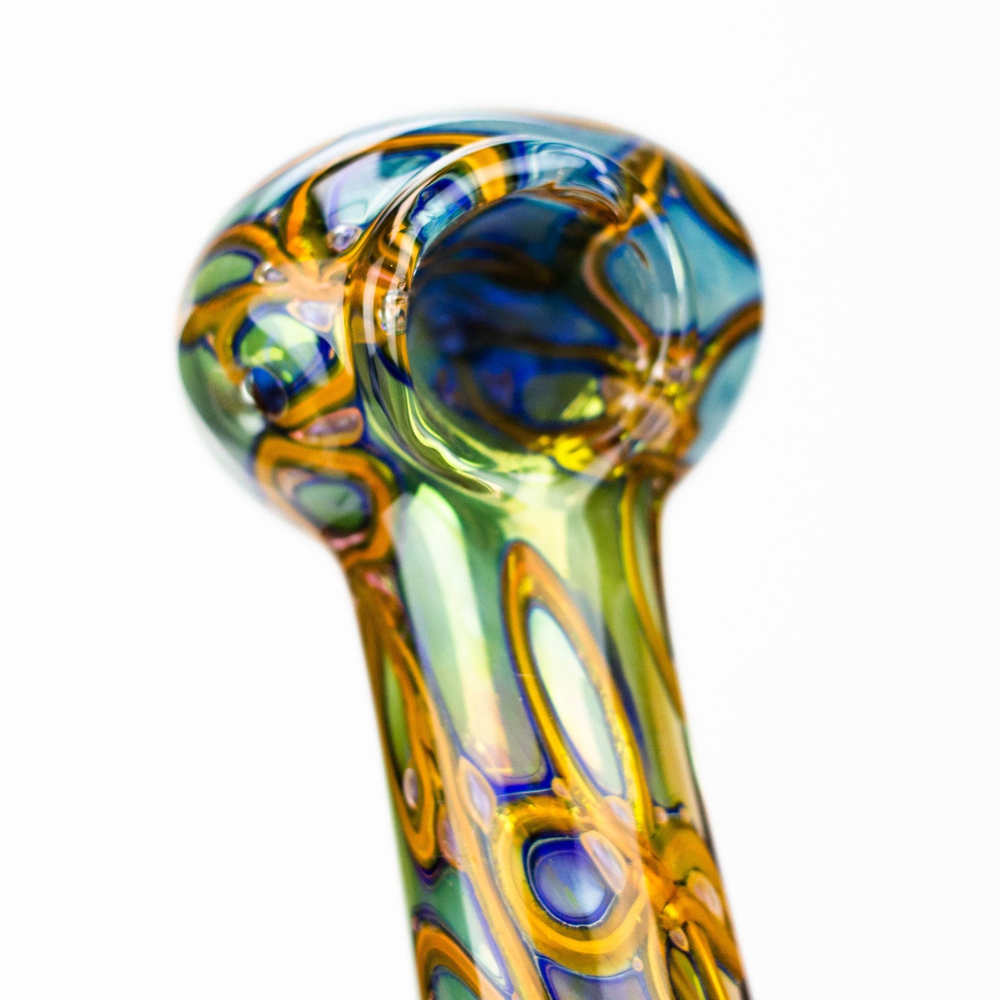 5" Gold Fumed Hand Pipe [10937]