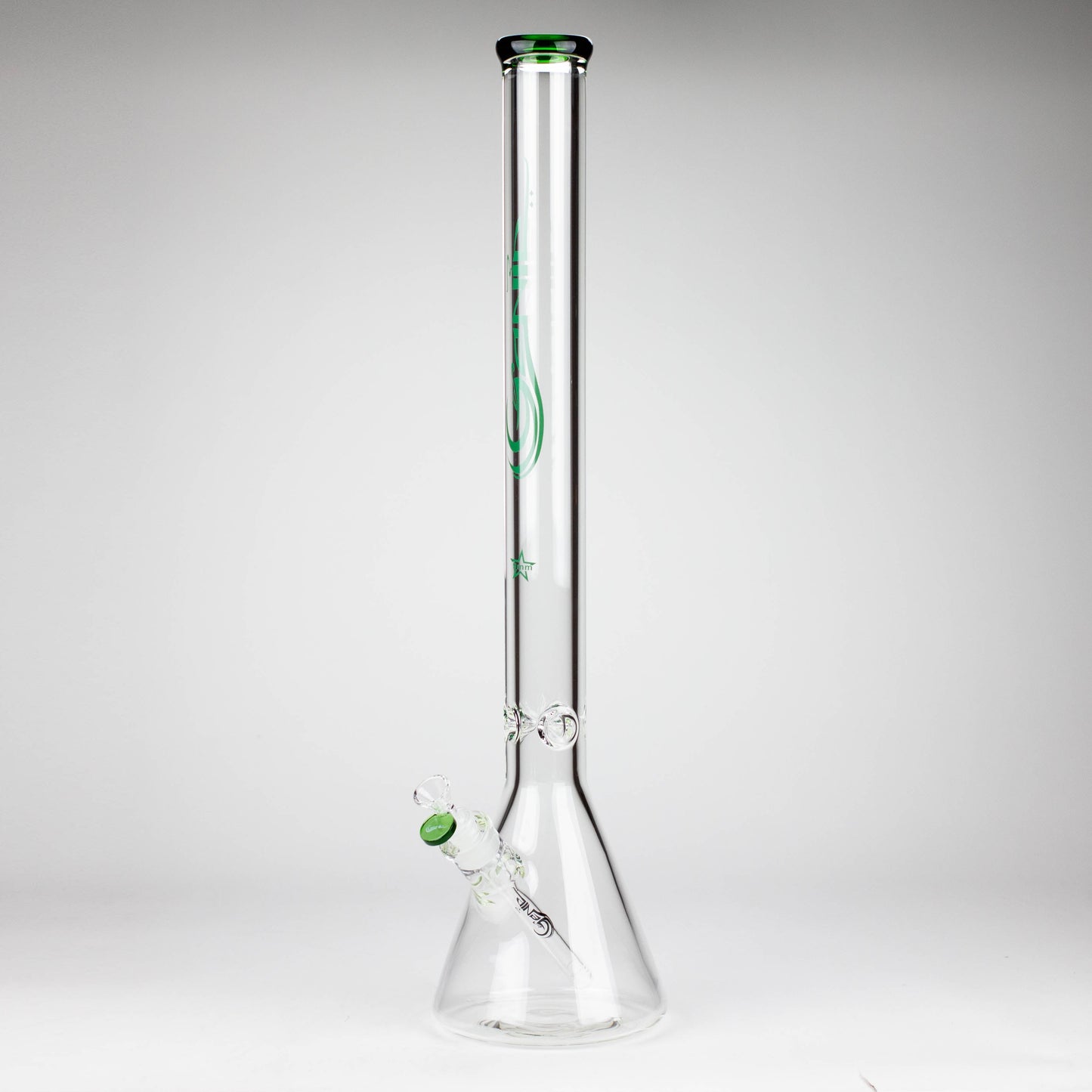 GENIE | 22" 9 mm Beaker Glass Bong [GE1003]