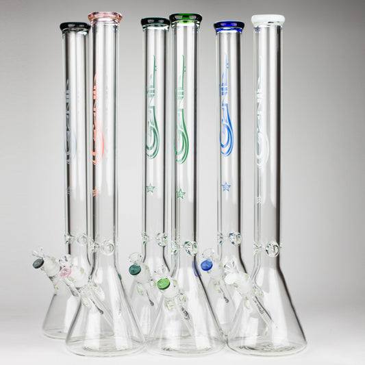GENIE | 22" 9 mm Beaker Glass Bong [GE1003]