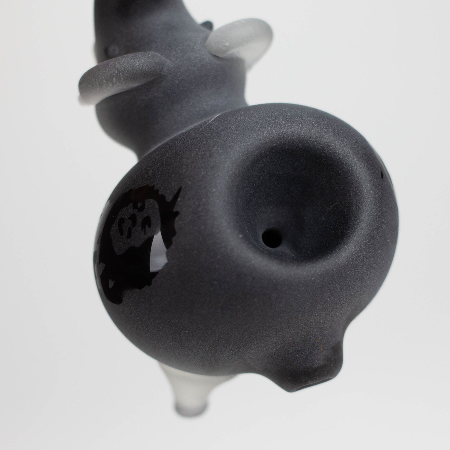 4.25" Elephant Frosted Glass Pipe - Assorted Colors [PIP187]