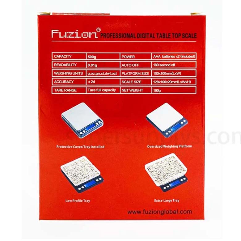 Fuzion | PT-500 500g x 0.01g Scale