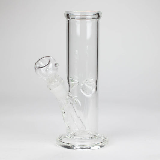 8" clear straight bong