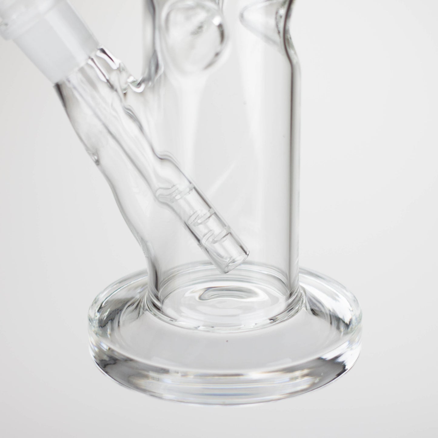 12" Clear Straight Tube Bong