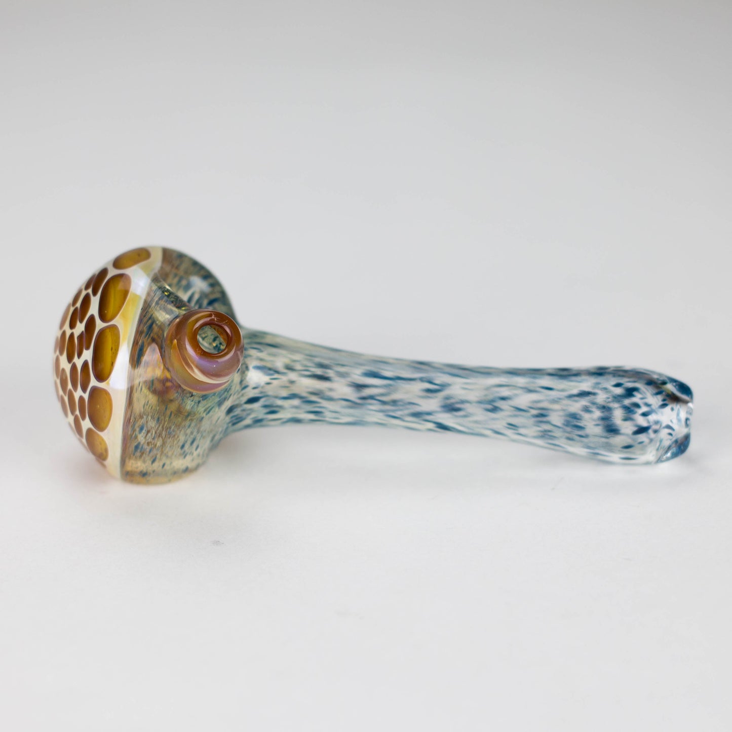 Shine Glassworks | Frit Honeycomb Pipe - Made in Canada