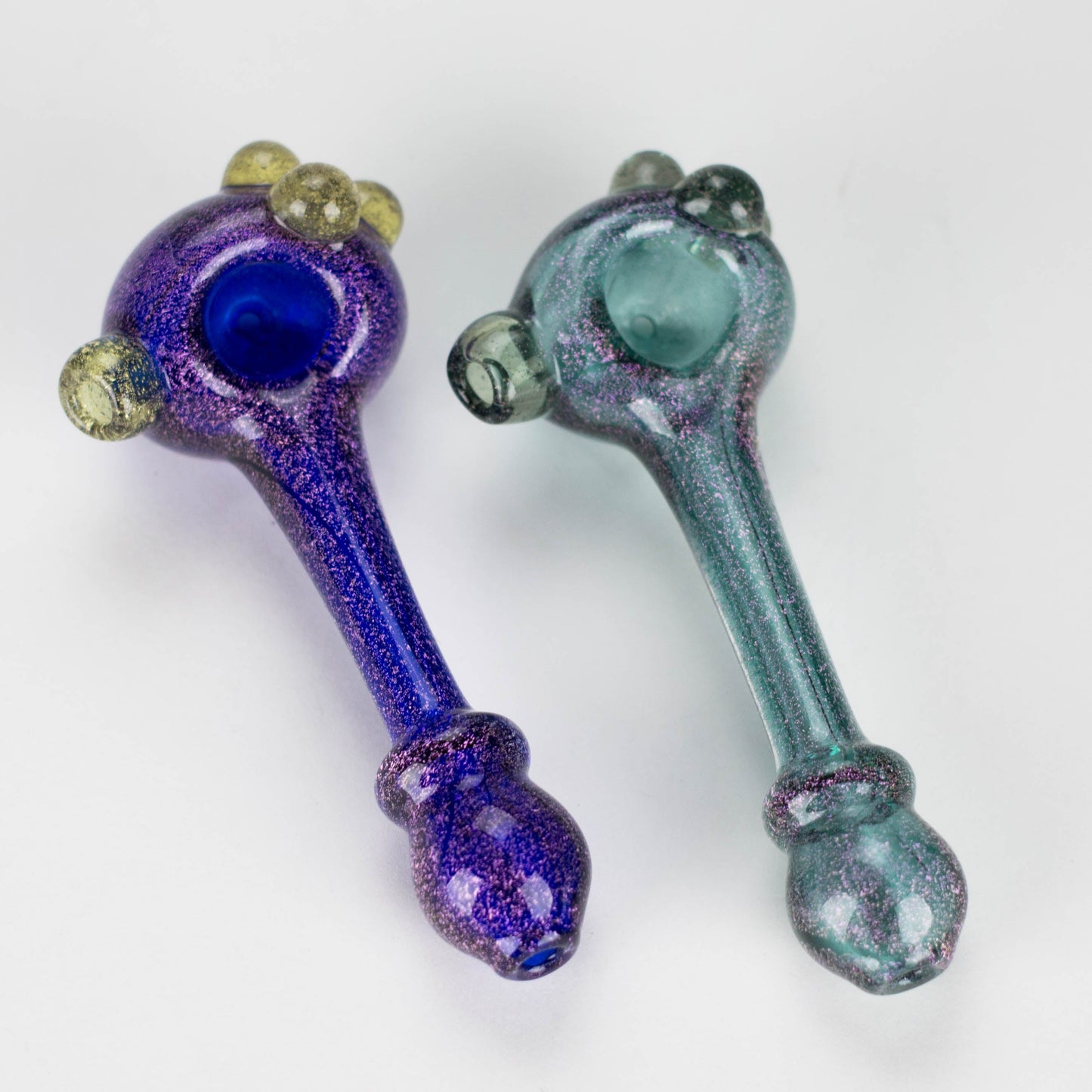 Shine Glassworks | 4" Dichroic Handpipe - made in Canada