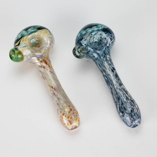 Shine Glassworks | Frit Crushed Opal Honeycombe pipe - Made in Canada