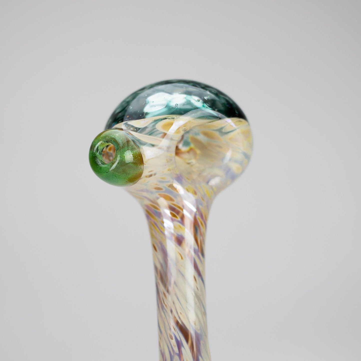 Shine Glassworks | Frit Crushed Opal Honeycombe pipe - Made in Canada