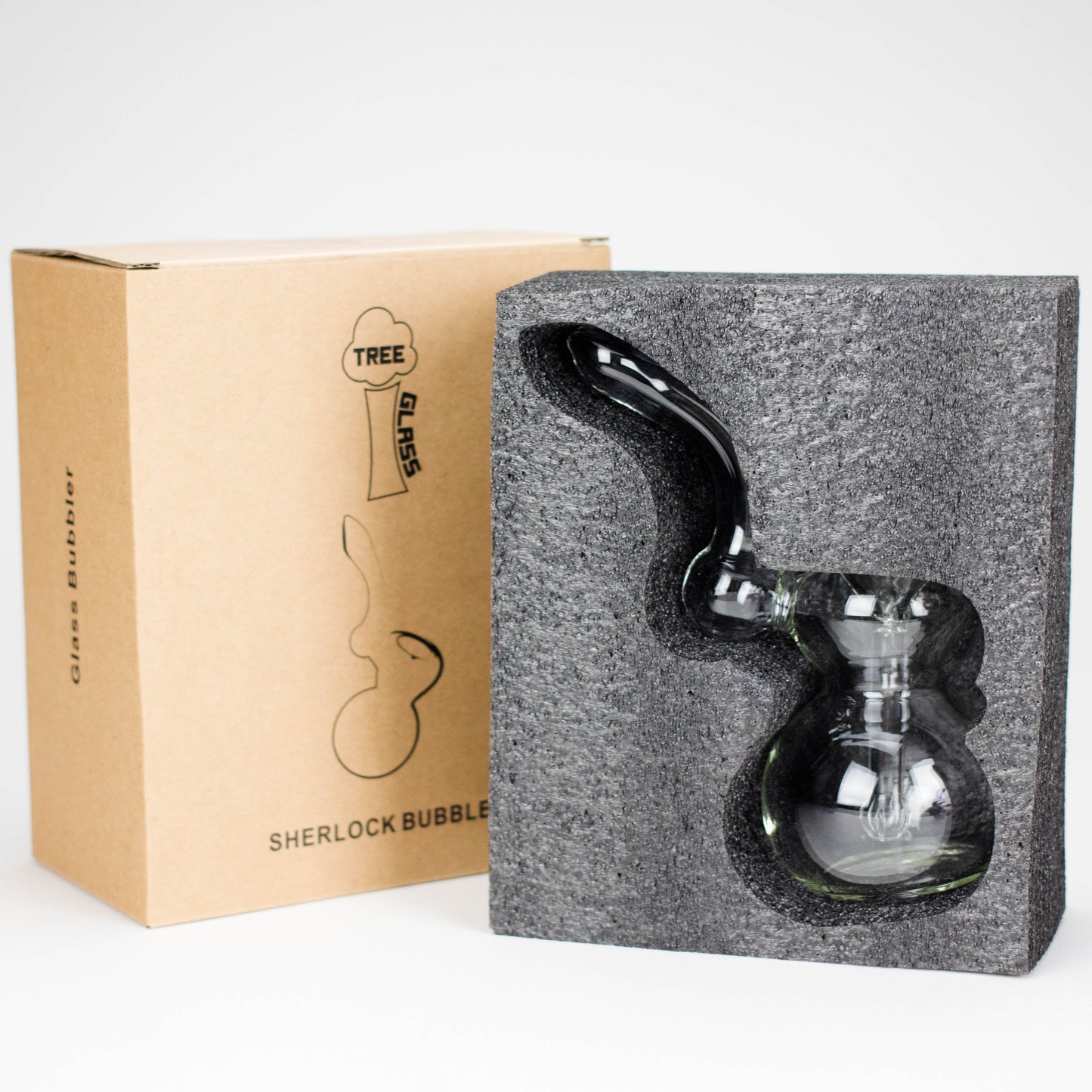 Tree Glass | 7" Showerhead Sherlock Glass Bubbler