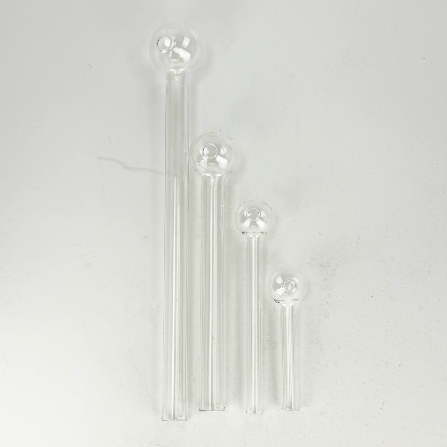High Quality Glass Oil Burner – Clear (4", 6", 8", 12")