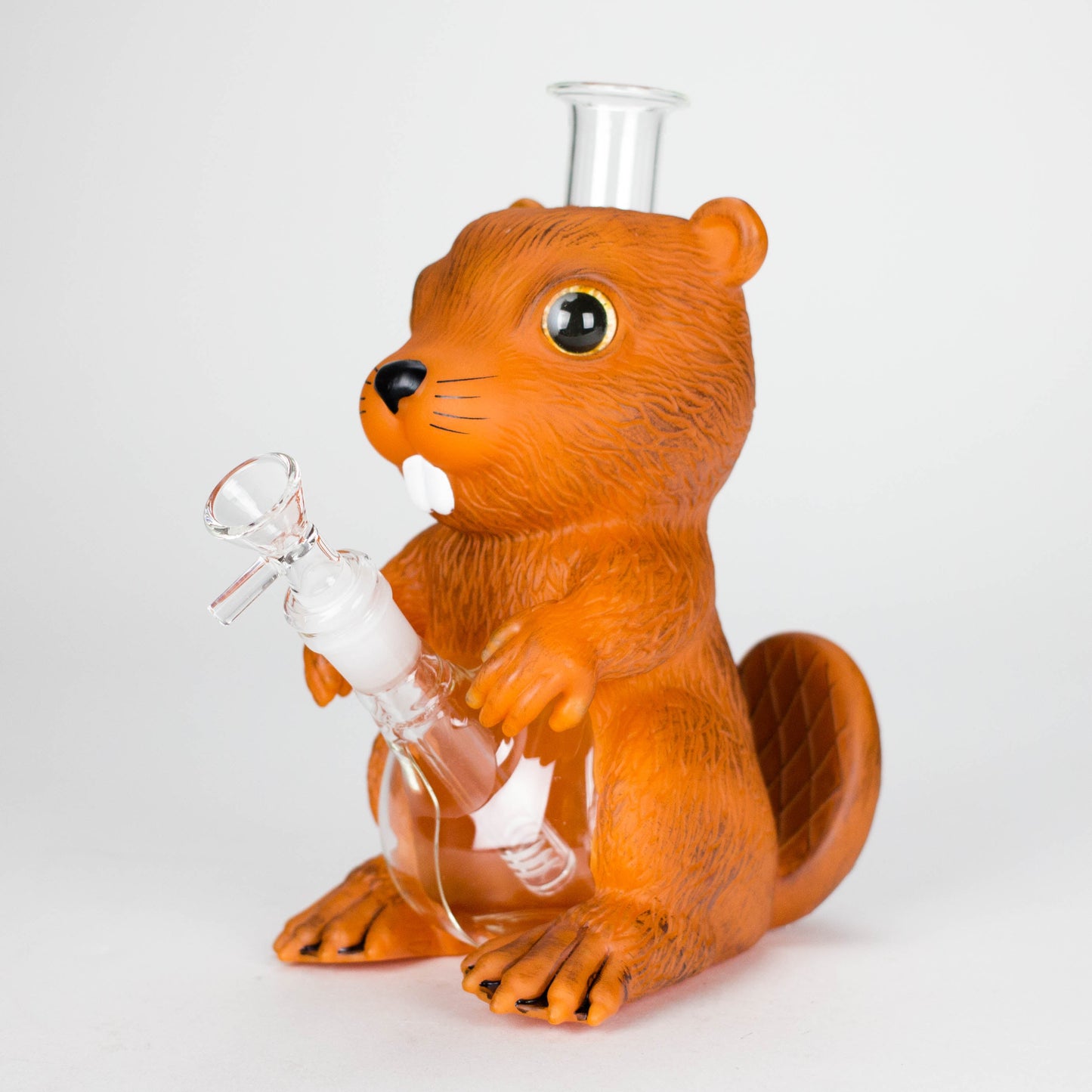 9" Arsenal Beaver Buddy Waterpipe – Brown [SMKZ184]