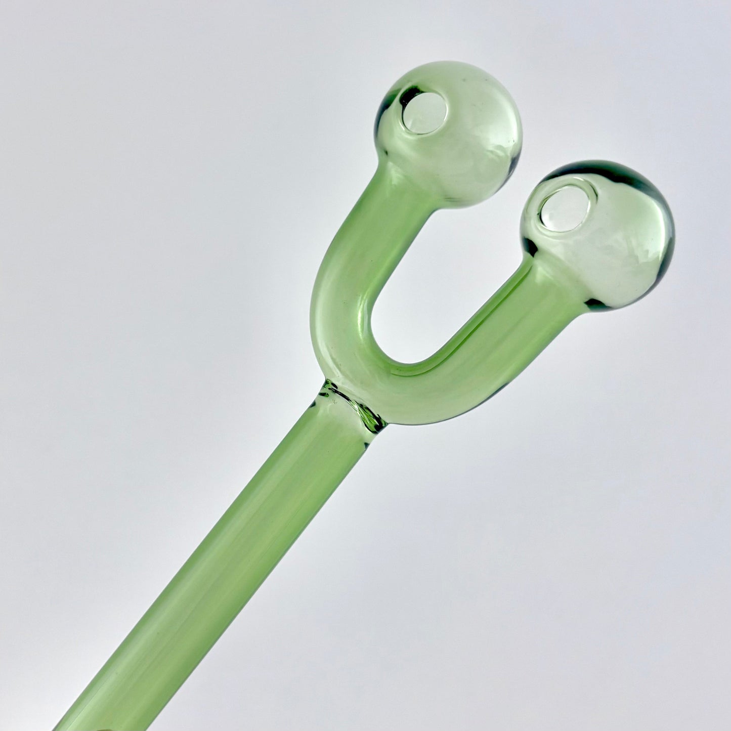 6" Double Hole Oil Burner Pipe – Assorted Colors-2CT