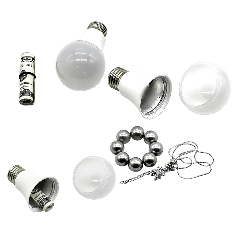 Creative Light Bulb Safe – Hidden Storage Container (3×4″) [SMKZ156]