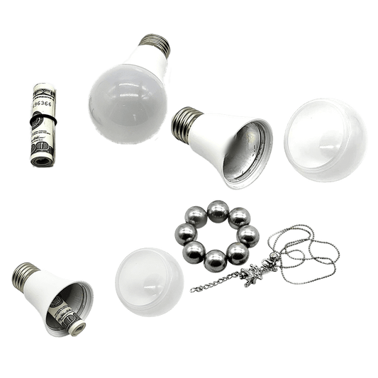 Creative Light Bulb Safe – Hidden Storage Container (3×4″) [SMKZ156]