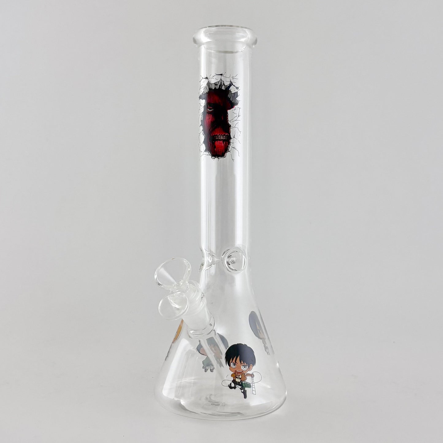 12" Anime-Themed Beaker Bongs – 4mm Thick Glass