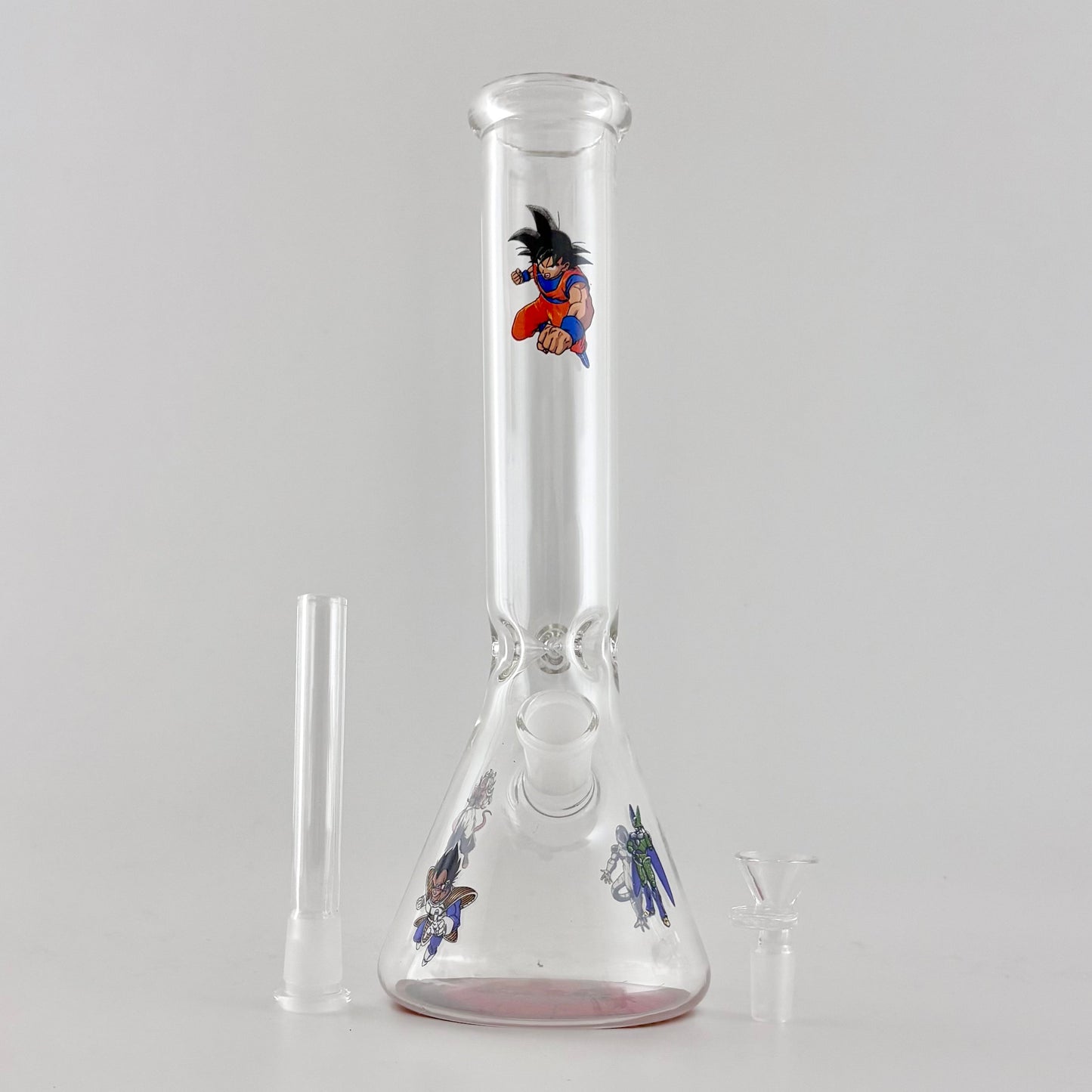 12" Anime-Themed Beaker Bongs – 4mm Thick Glass