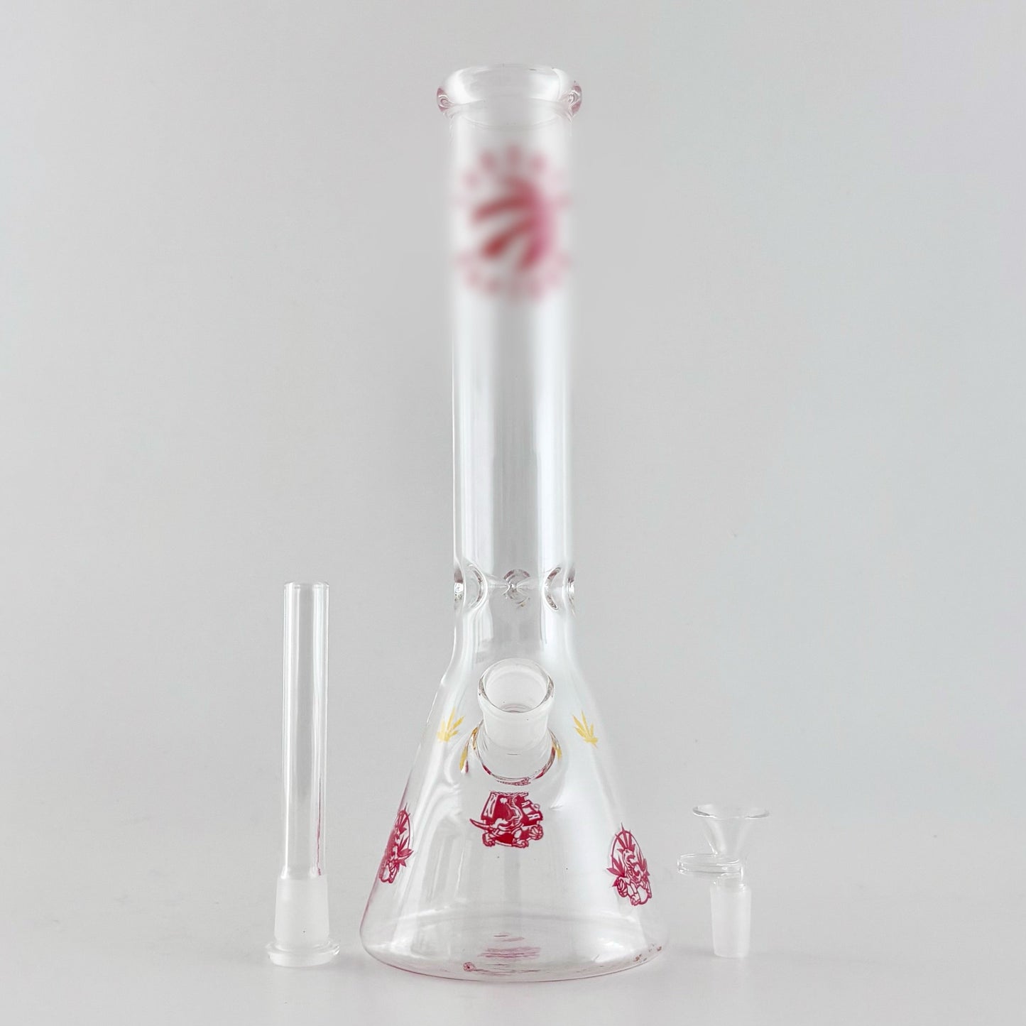 12" Toronto-Themed Beaker Bongs – 4mm Thick Glass