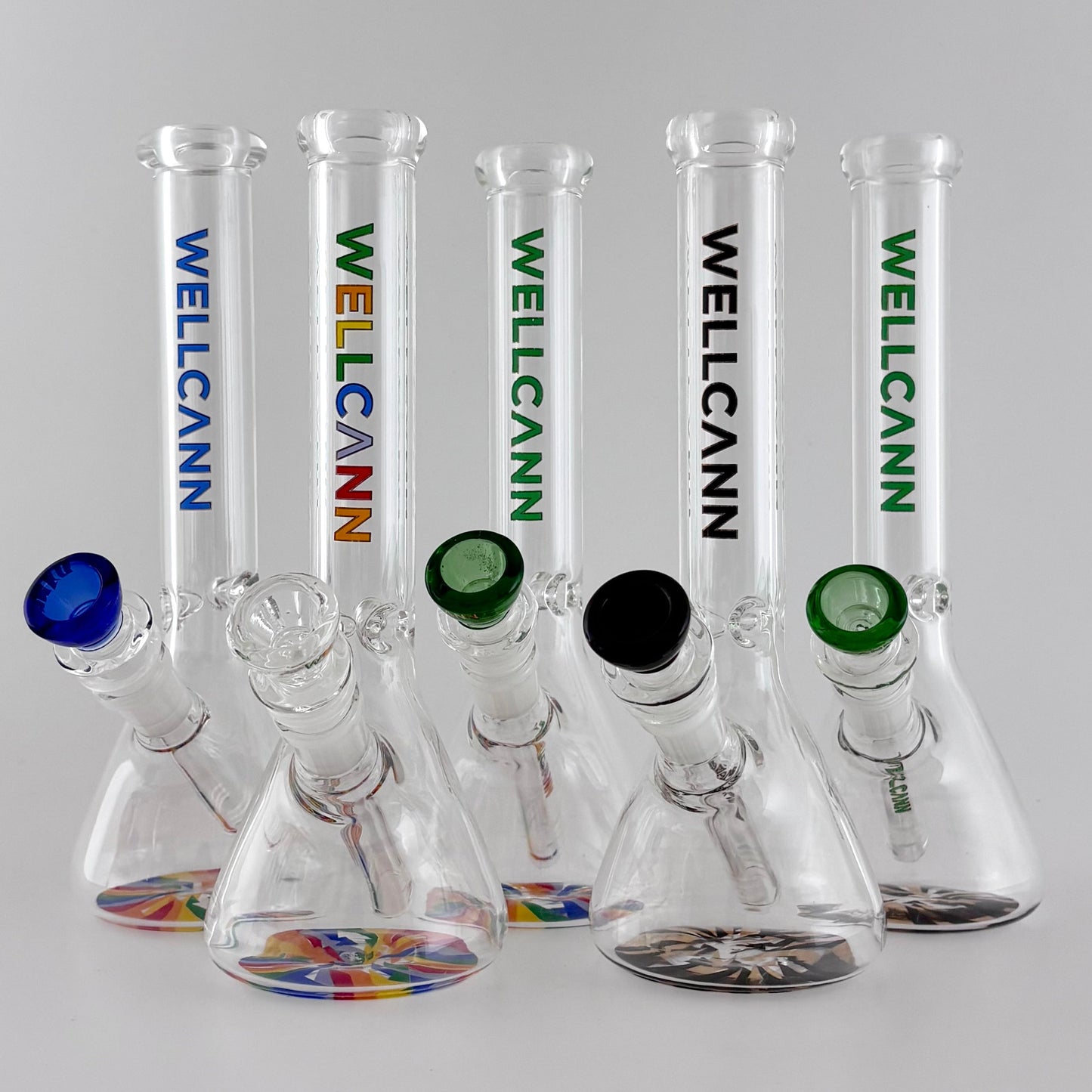 Wellcann | 10" 5mm Beaker Accent Glass Bong