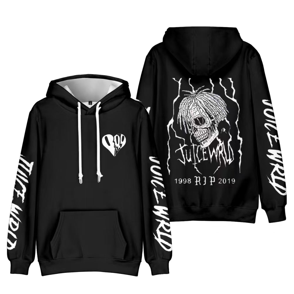 Juice WRLD Tribute Hoodie - Black