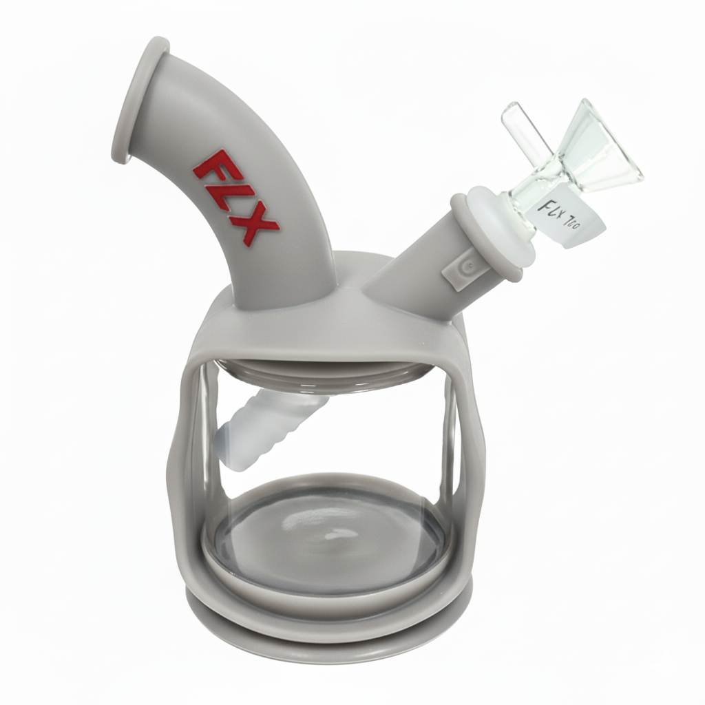 FLX | G700 - 6" Silicone Dekatron Bong