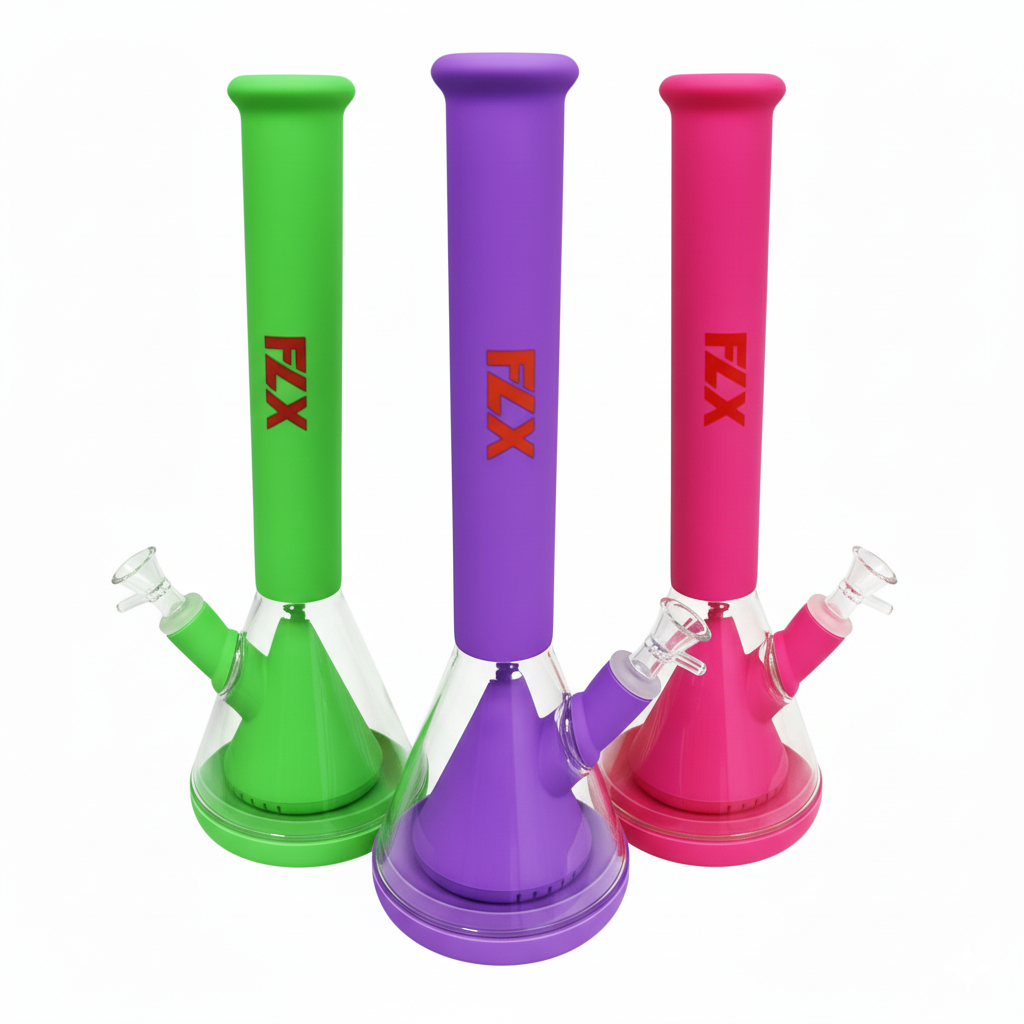 FLX | G600 – 14″ Silicone Condenser Bong