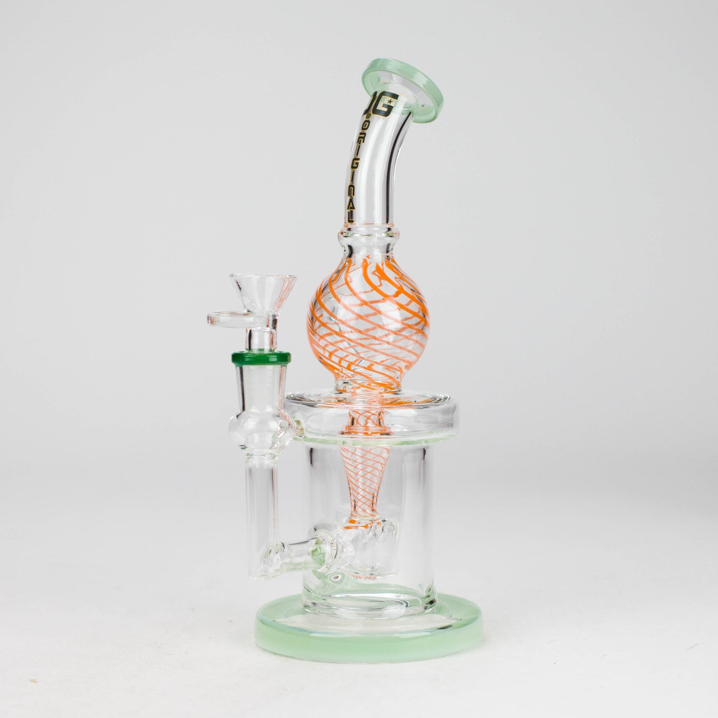 OG Original | 10" Swirly Globe Recycler Rig (OG-607)