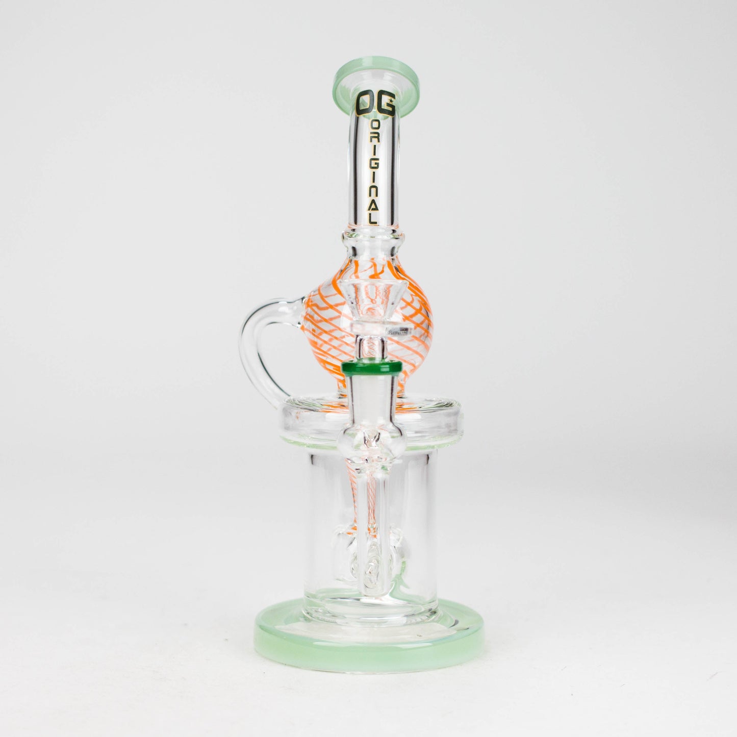 OG Original | 10" Swirly Globe Recycler Rig (OG-607)