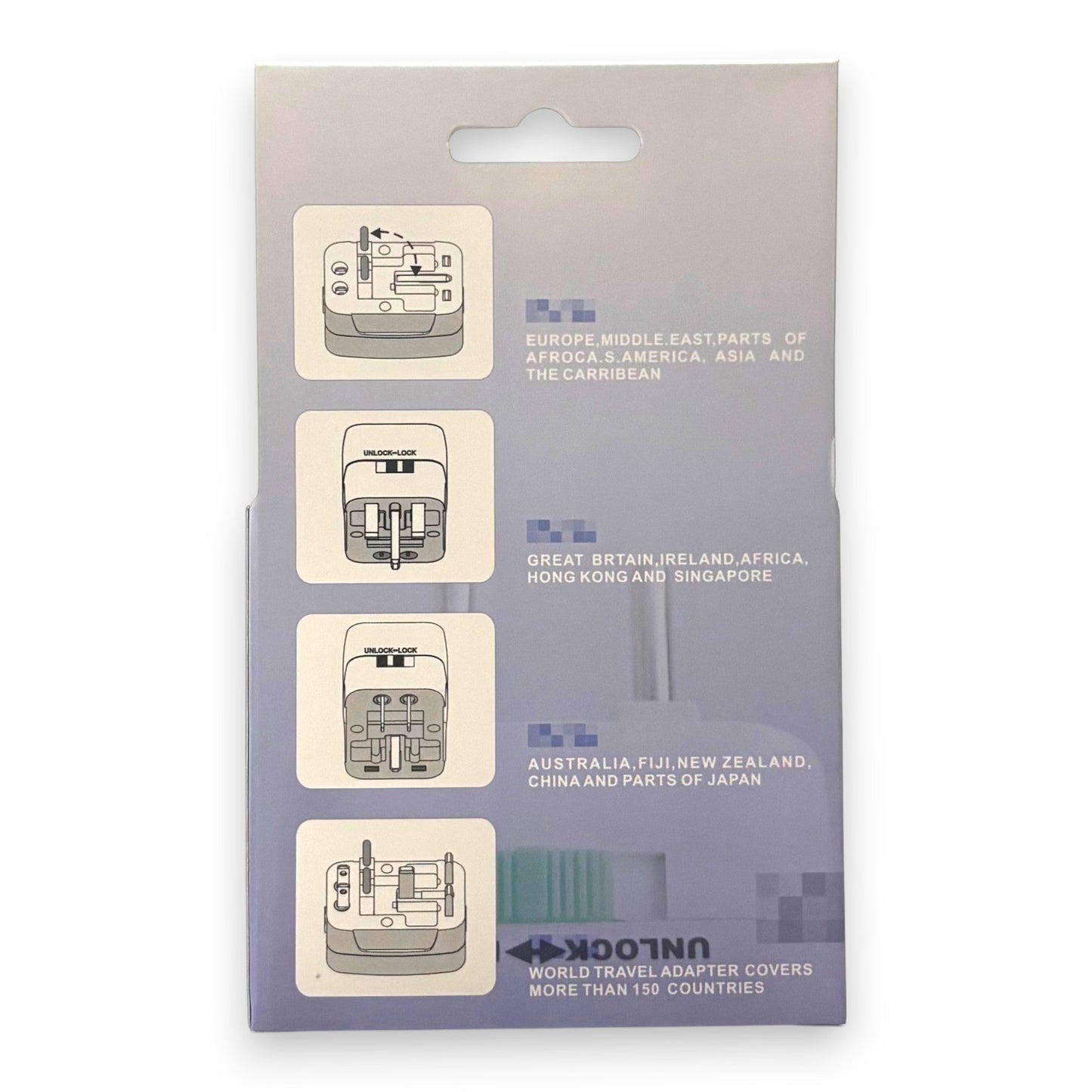 All-in-One International Travel Adapter with Surge Protection