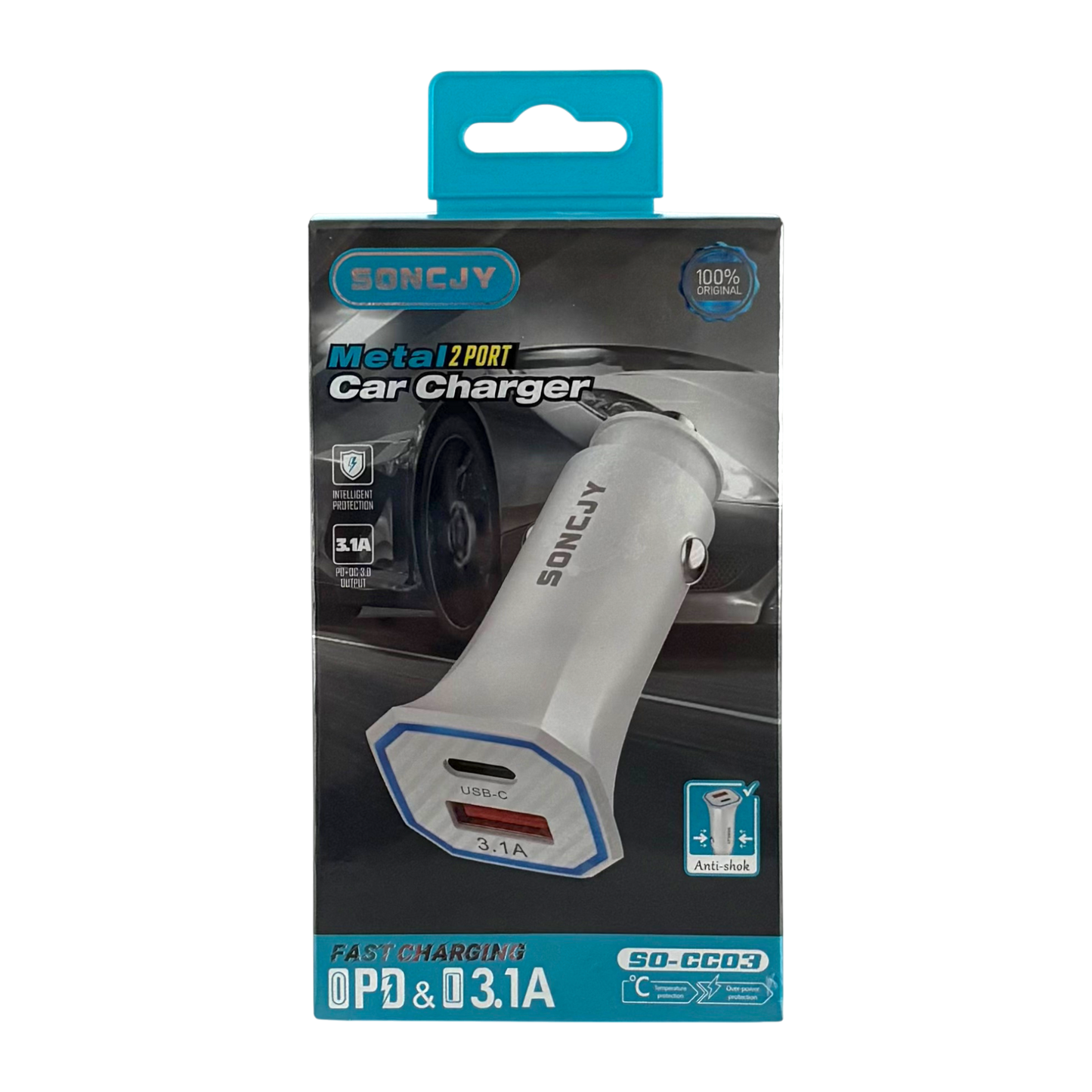 Dual-Port Car Charger Adapter