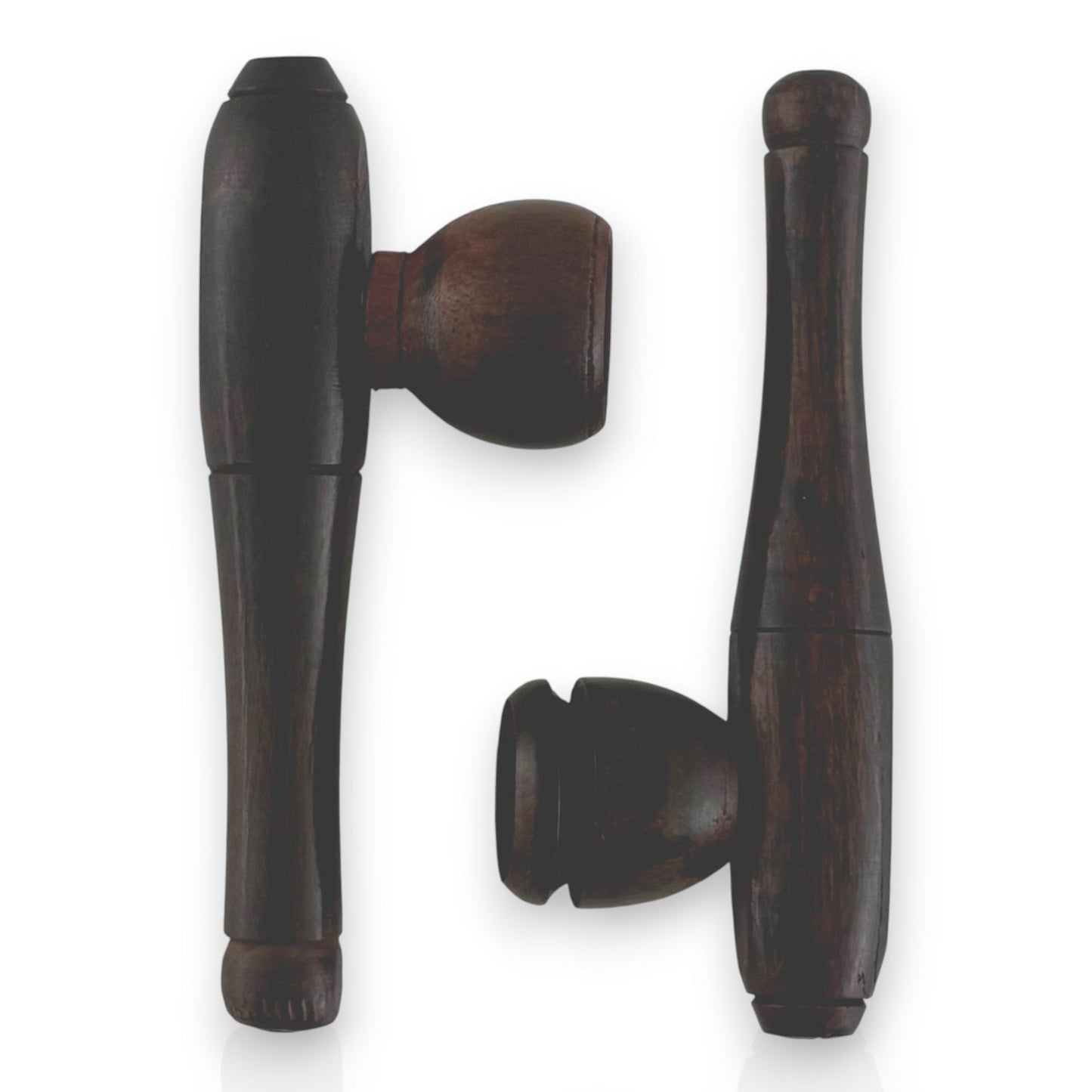3" Wooden Hand Pipe – 2-Piece Value Pack