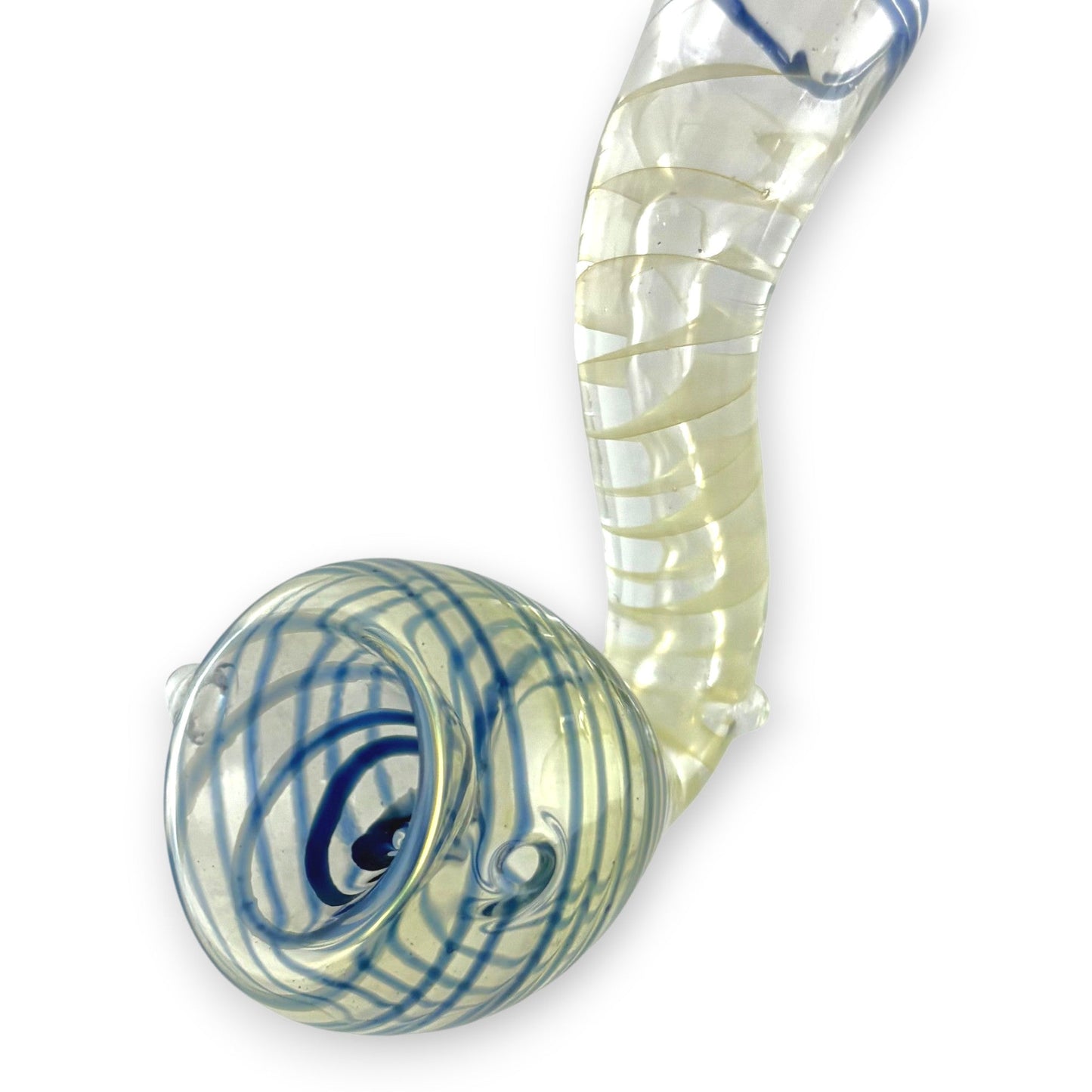 4" Spiral Sherlock Glass Pipe-2CT