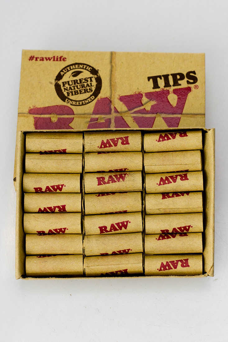 Raw Rolling paper pre-rolled filter tips