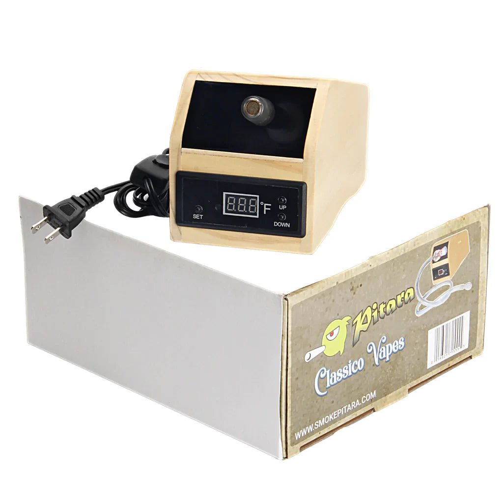 Smoke Pitara - DESKTOP CANNABIS VAPORIZER - WOODEN VAPE FINE WOOD BOX