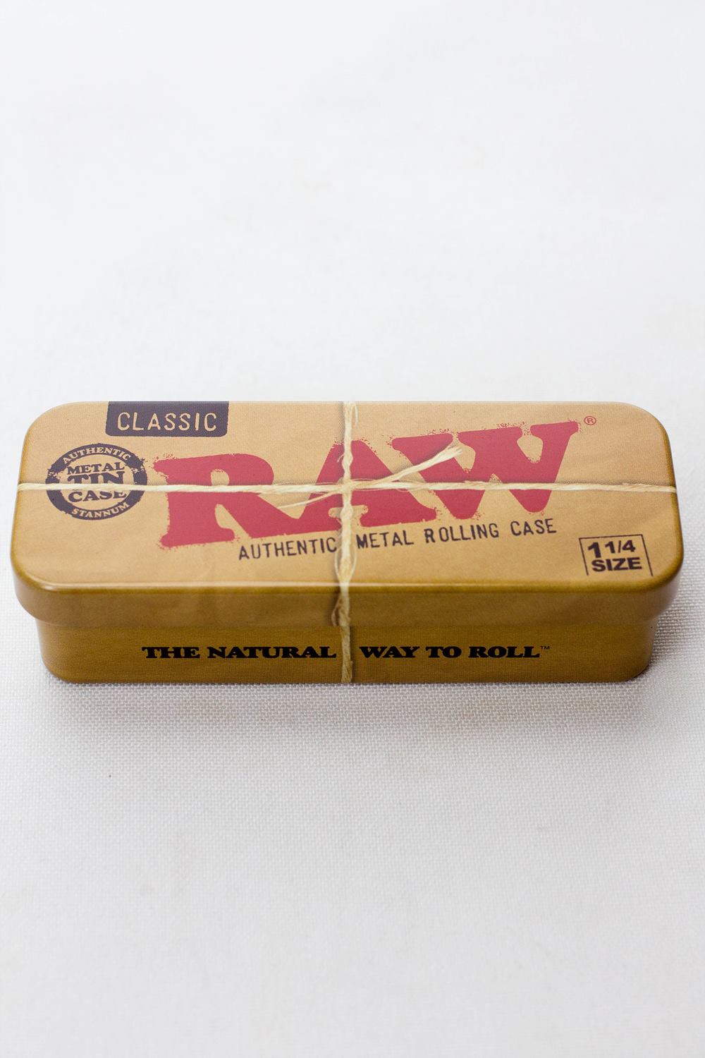 Raw 1-1/4 roll caddy metal roll case