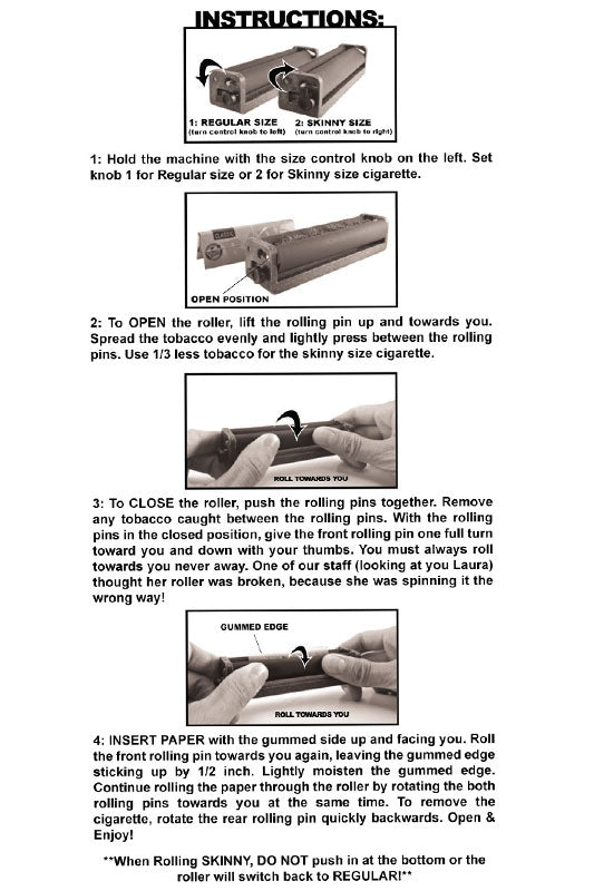 RAW 2-Way Hemp Plastic Roller