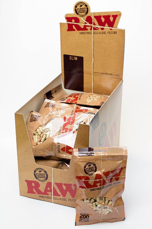 RAW Slim Cellulose Filters Display