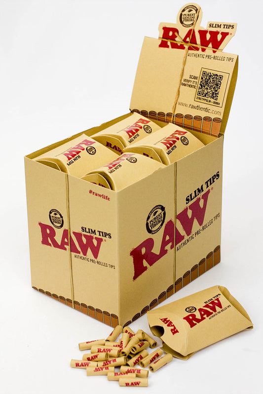 Raw Rolling paper pre-rolled Slim tips
