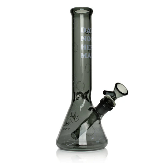 Cheech & Chong® Glass | 10" Dave's Not Here, Man Beaker Base Water Pipe [CC159]