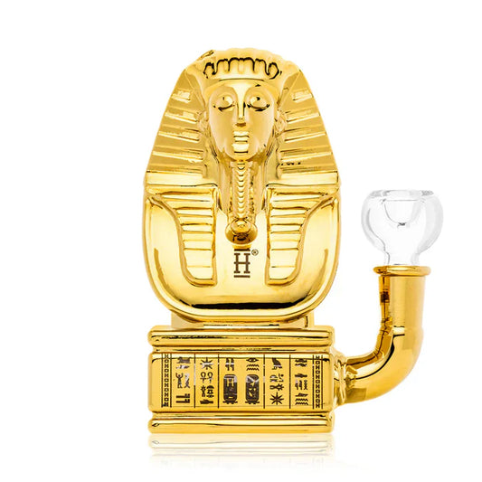 Hemper | 5.7" Ancient Egypt Bong – Pharaoh Gold Edition [PP6063LG]