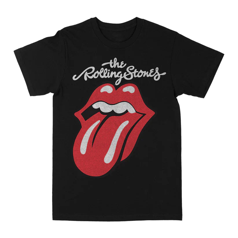 Rolling Stones | “Solid Tongue” Unisex Black T-Shirt - Officially Licensed