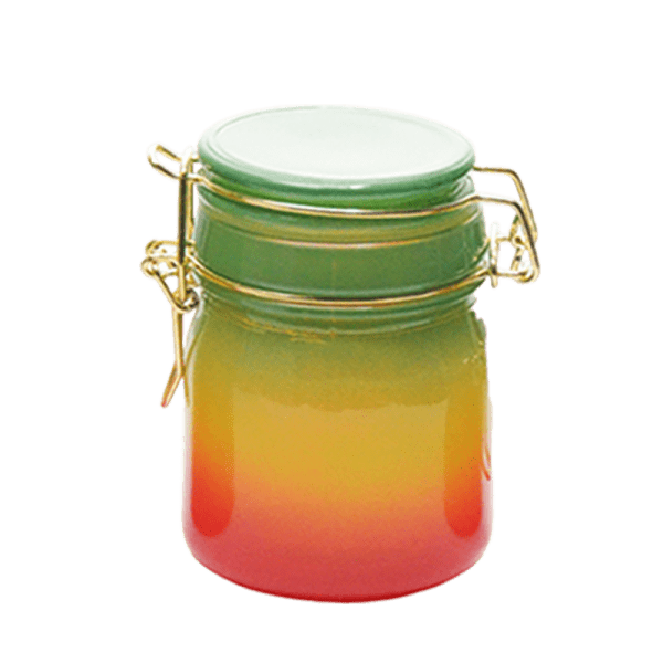 Rainbow Color Glass Storage Jar-Multiple Sizes Available [SMKZ-140]