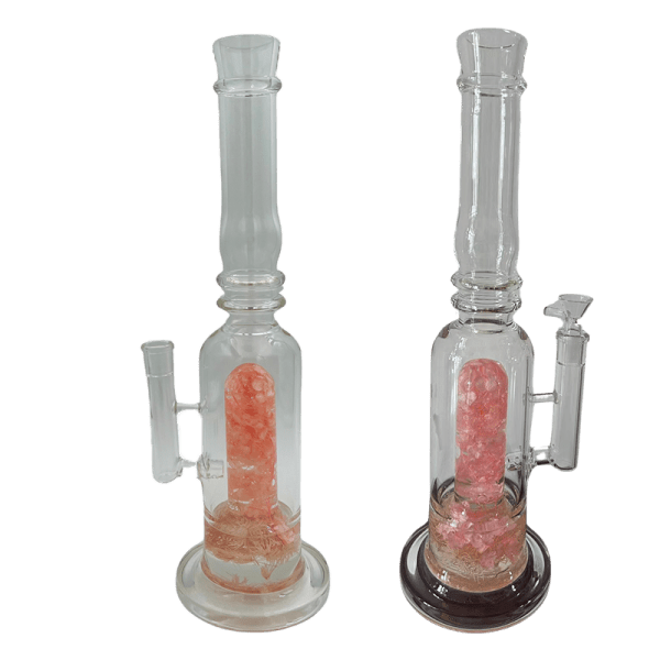 16" Assorted Center Piece Glass Waterpipe – 14mm Bowl