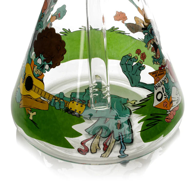 Red Eye Glass® | 15" Bong of the Living Dead Beaker (REG212)